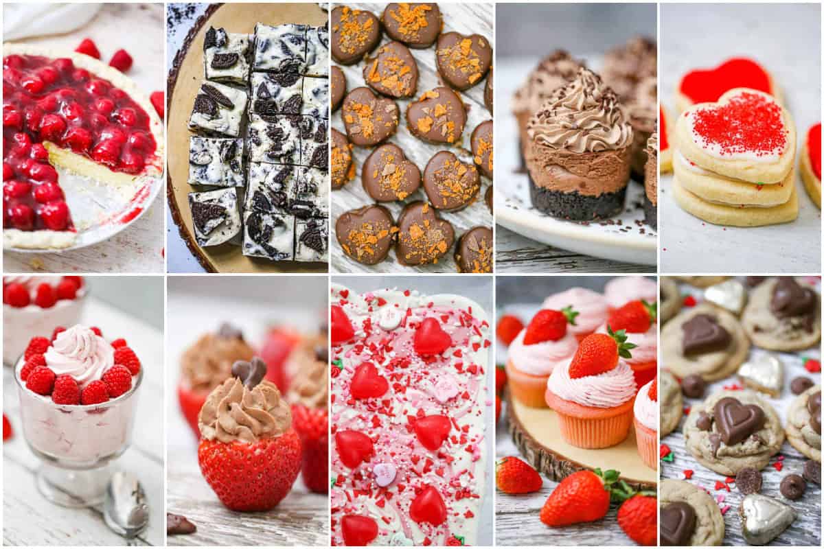 10 Dreamy Valentine Desserts Ebook Cookbook baking and no bake recipes