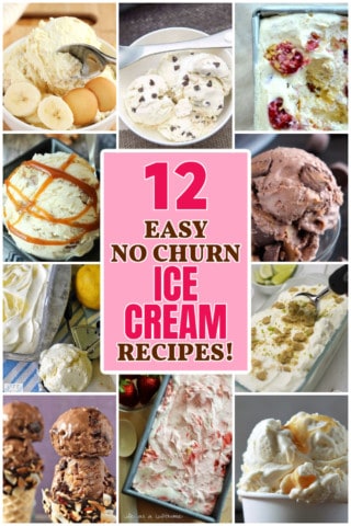 12 Easy No Churn ICE CREAM FLAVORS