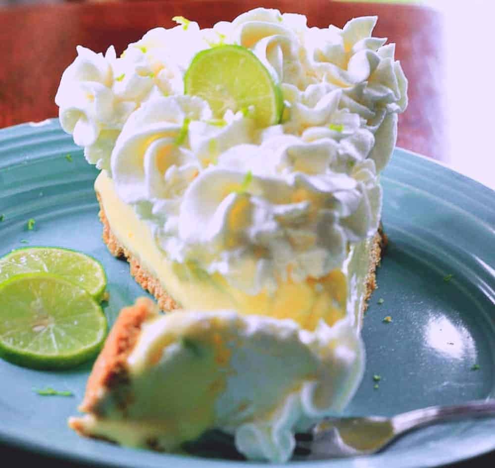 Frozen Key Lime Cream Pie