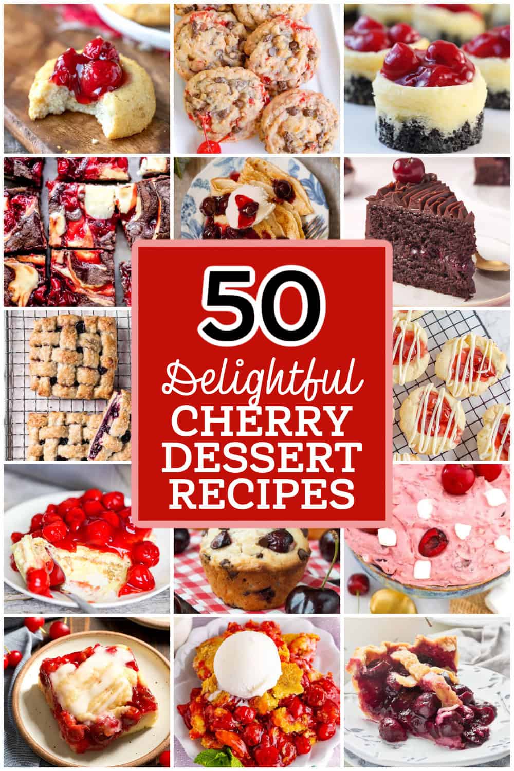 Delightful CHERRY DESSERT RECIPES