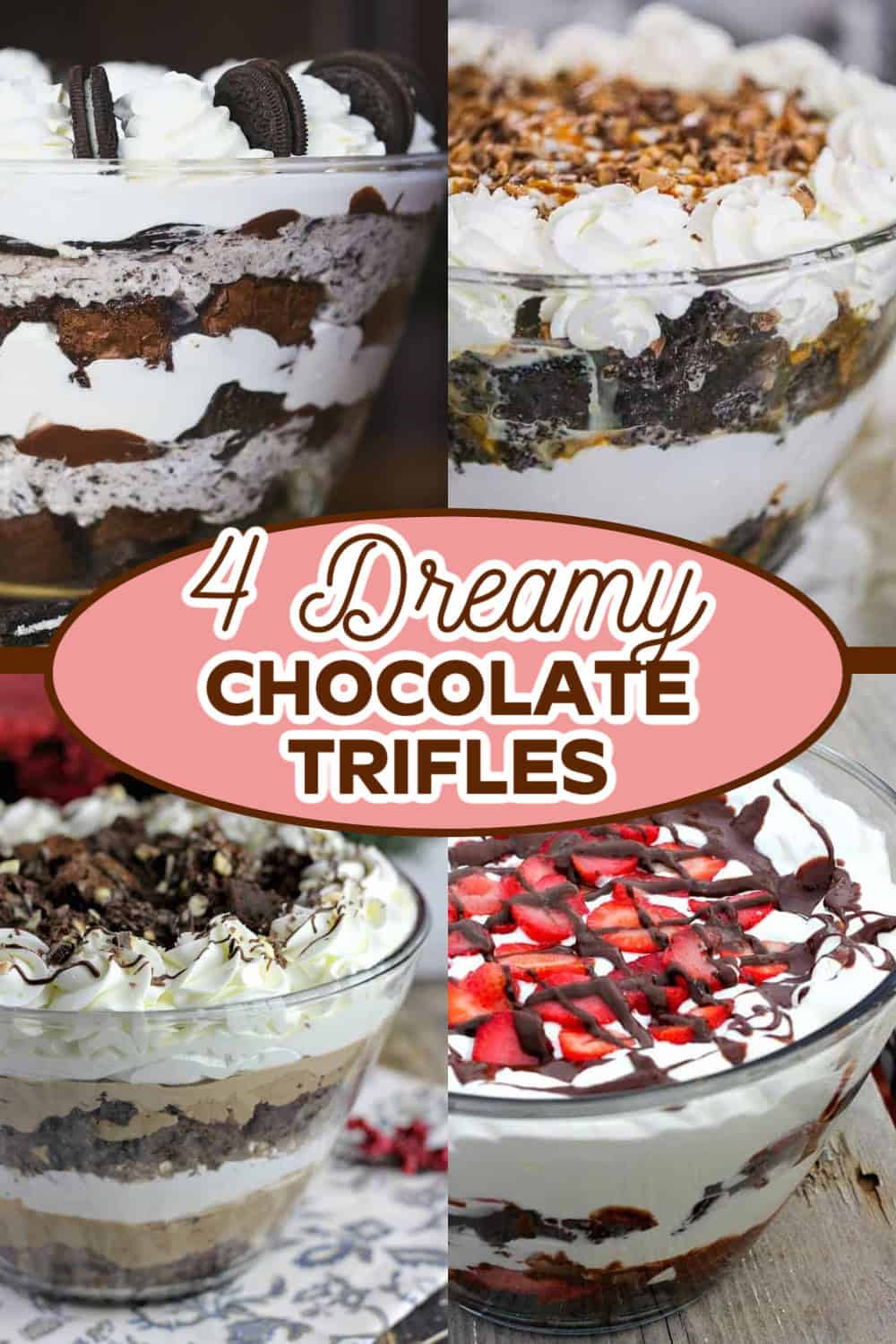 4 Dreamy Chocolate Trifles