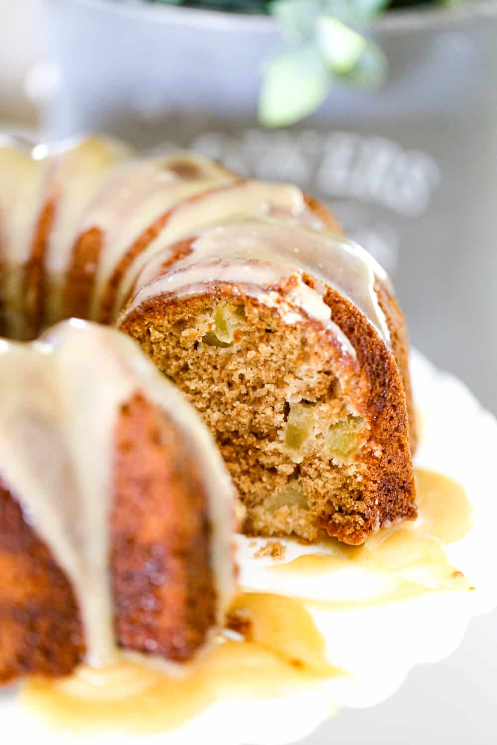 Caramel Apple Bundt Cake