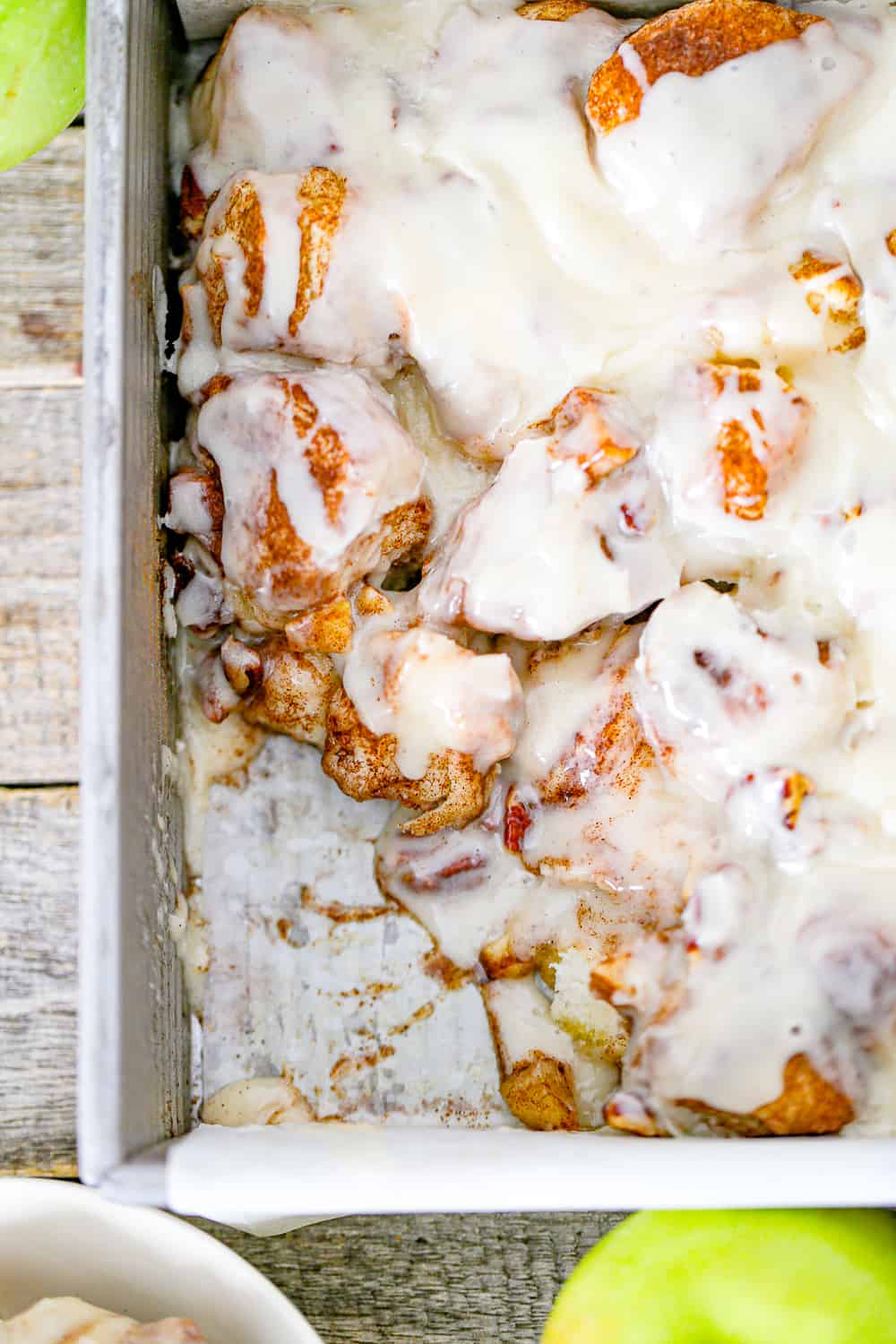 gooey Apple Cinnamon Biscuit Bake