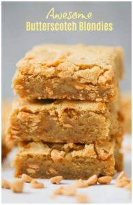 Awesome Butterscotch Blondies