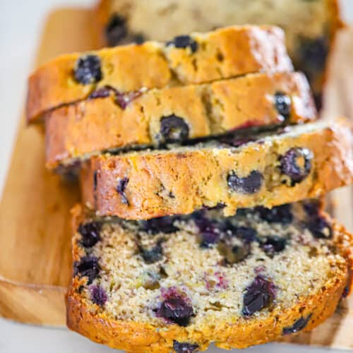 Easy Blueberry Banana Bread