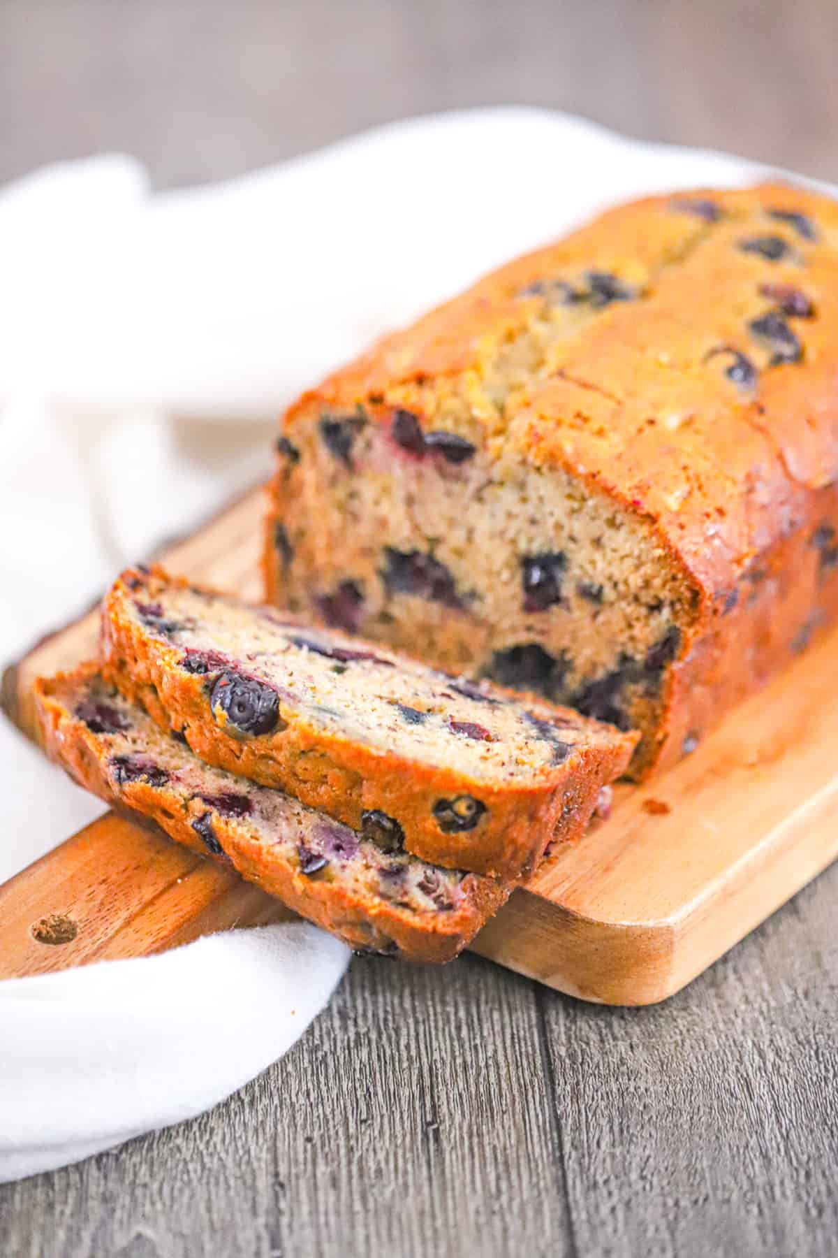 moist blueberry banana bread recipe
