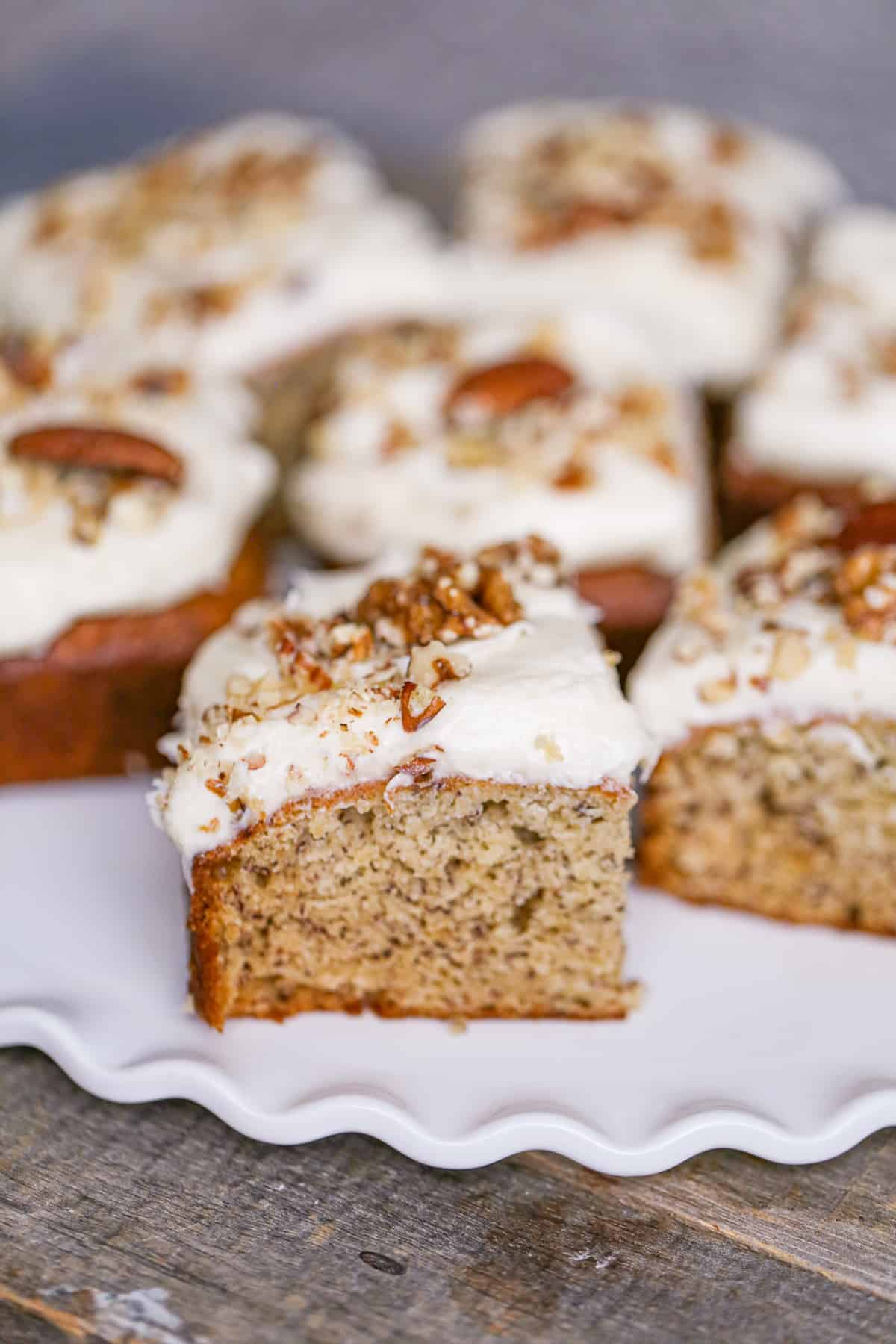 easy moist banana cake cream cheese frosting recipe