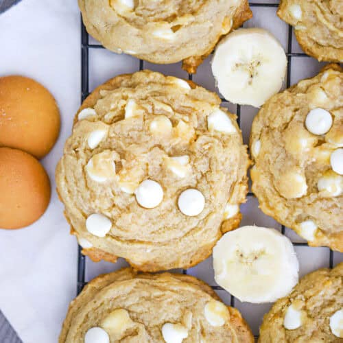 Easy Banana Cream Pudding Cookies