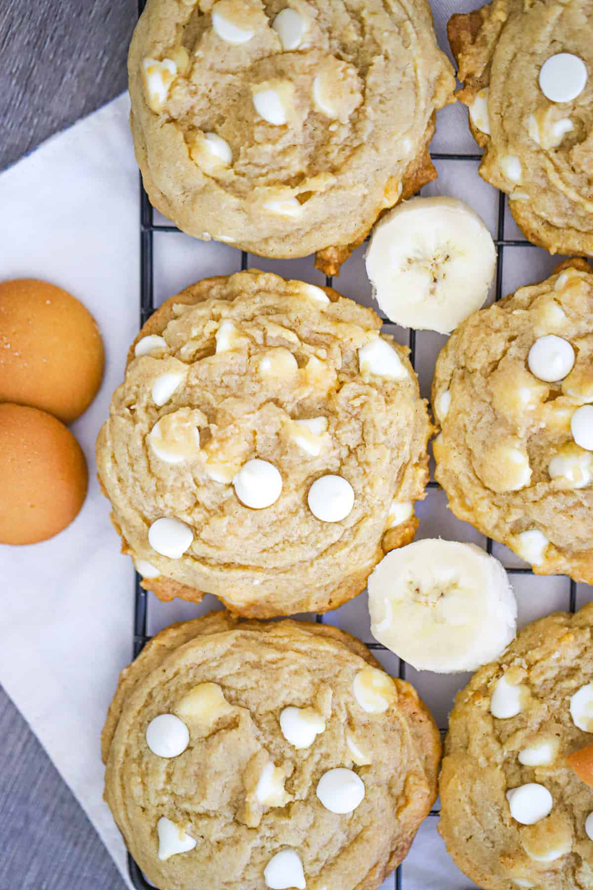 Easy Banana Cream Pudding Cookies