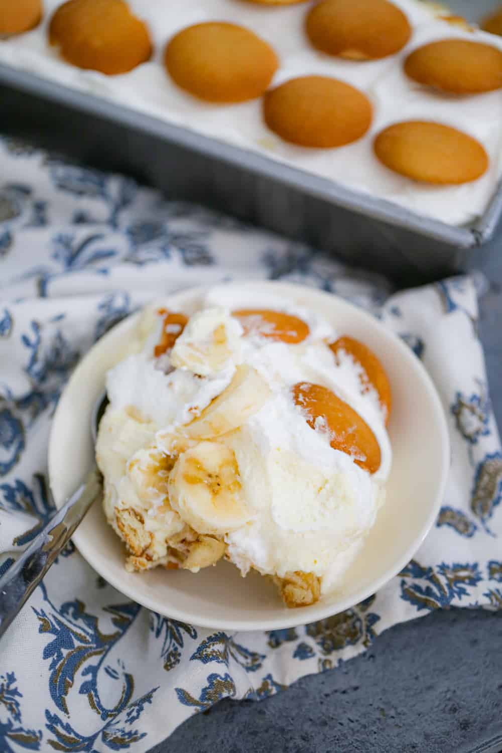 Easy Banana Layered Pudding Dessert