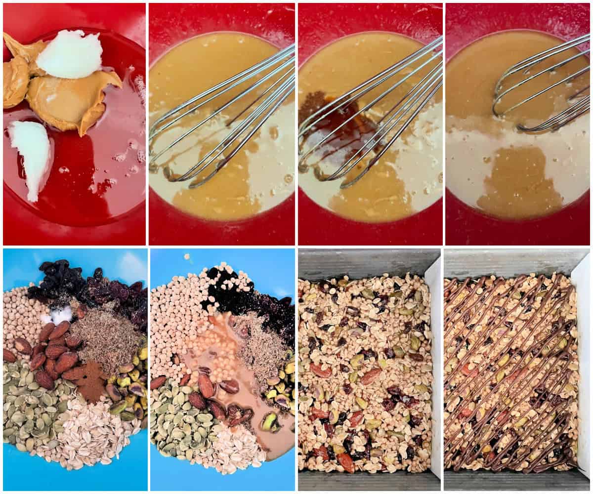 Healthy Nut & Fruit Granola Bars