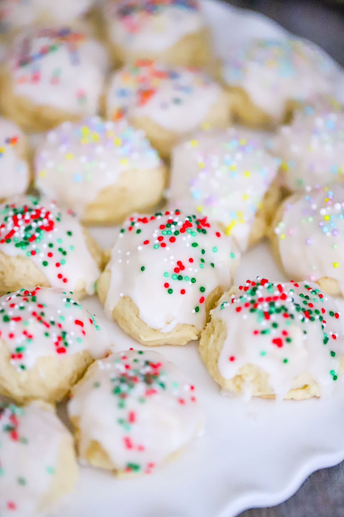 Soft Almond Sprinkle Cookies For The Holidays