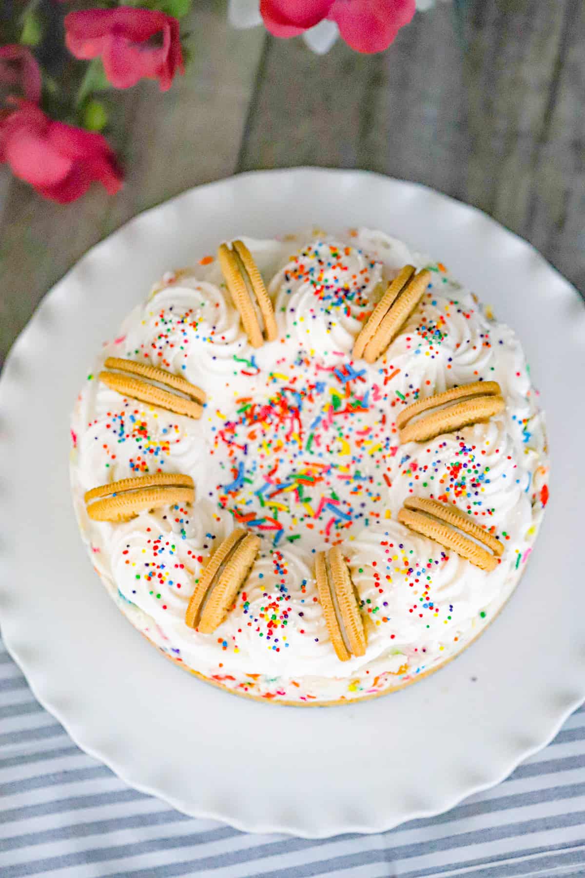 no bake birthday cheesecake vegan option