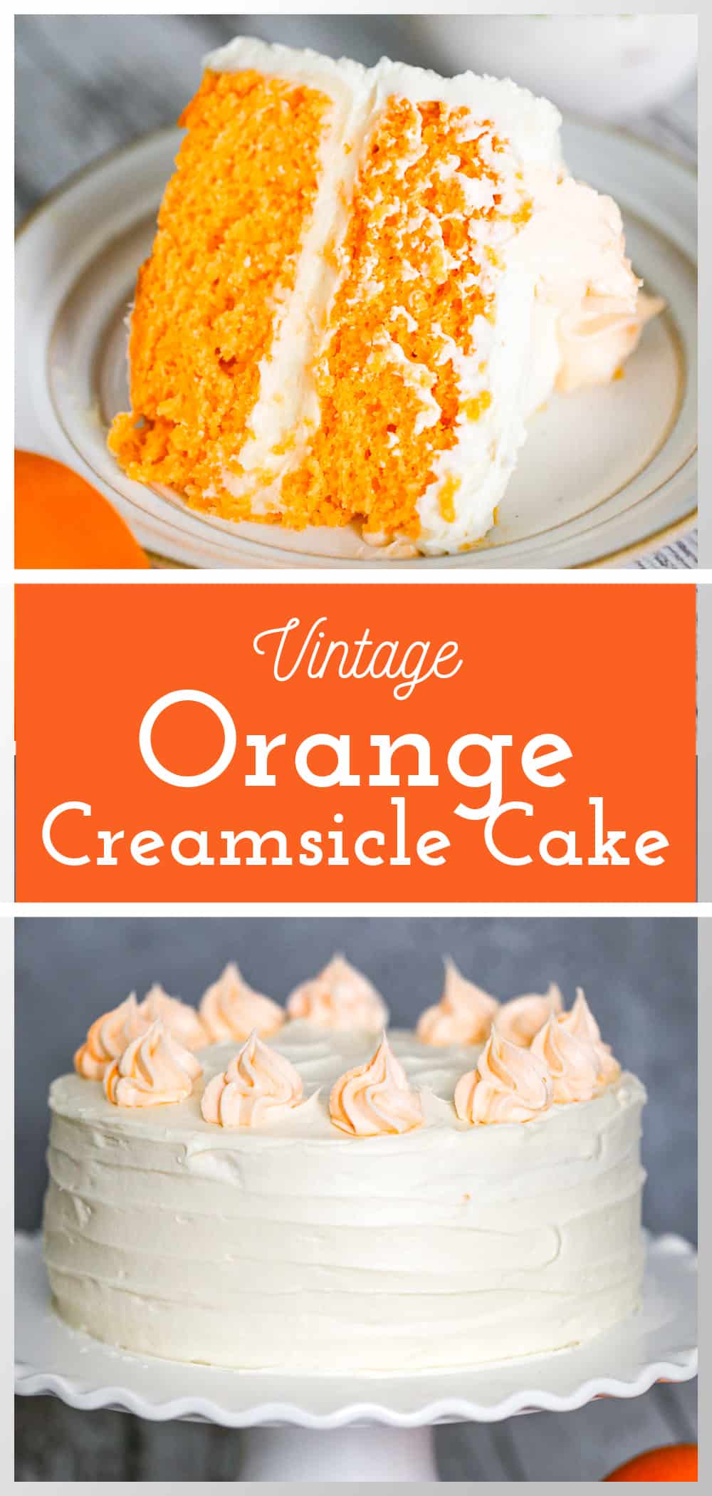 Orange Creamsicle Cake