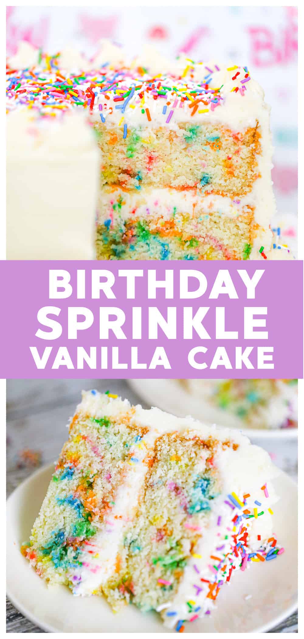 Rainbow Sprinkle Cake