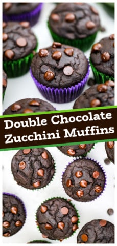Chocolate Zucchini Muffins