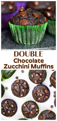 Chocolate Zucchini Muffins