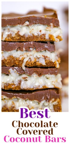 Chocolate Coconut Layered Bars