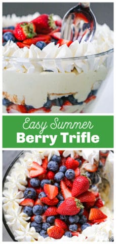Easy Berry Trifle