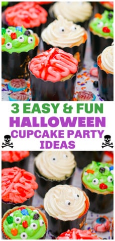 3 Easy Halloween Cupcake Ideas