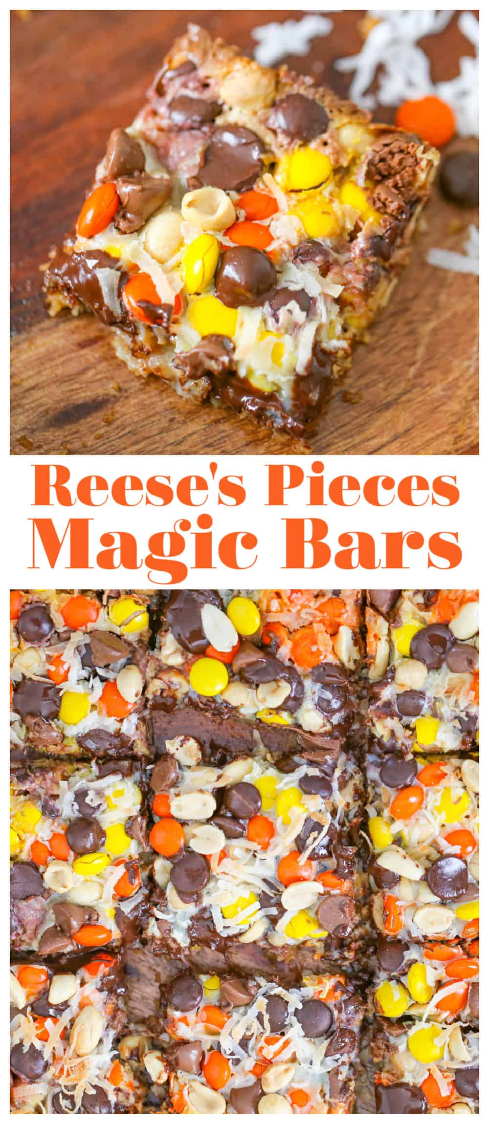 Reese's Pieces Magic Bars
