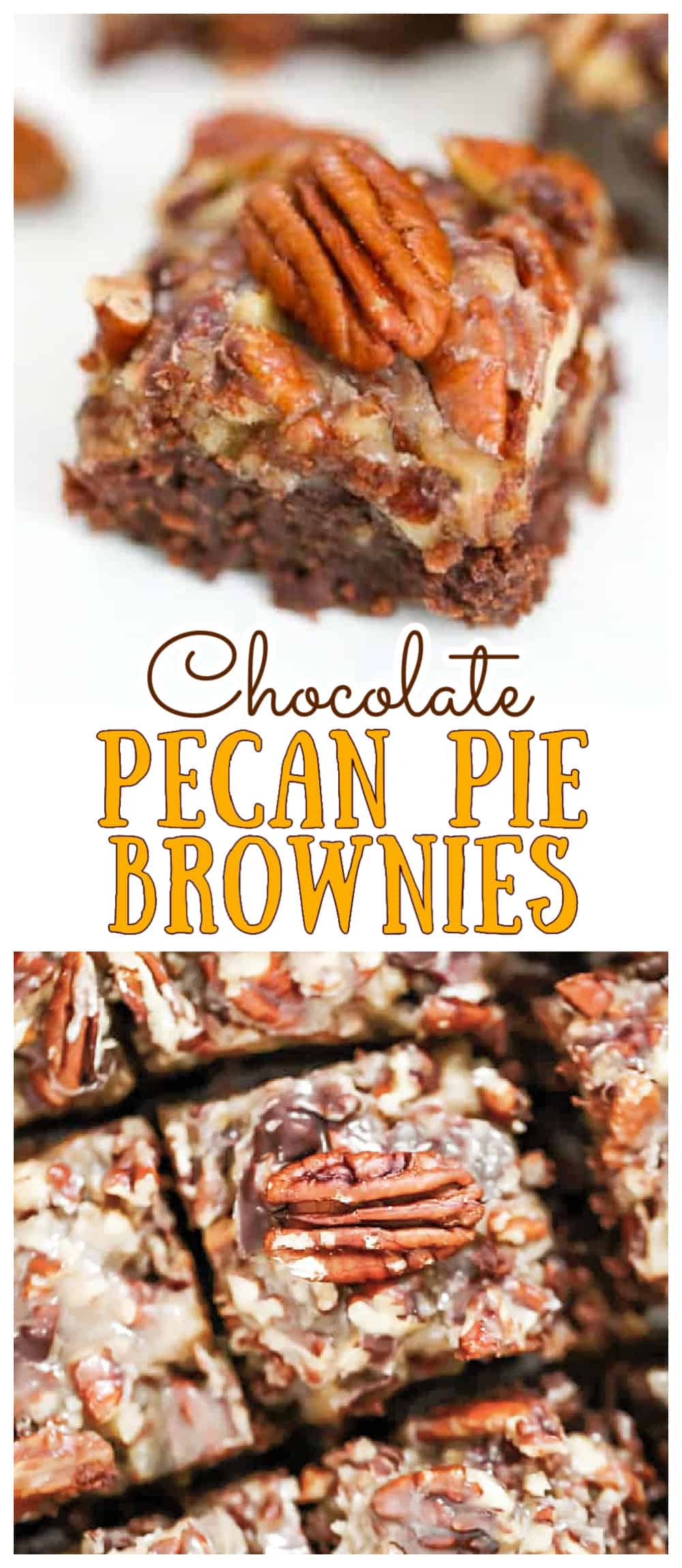 Chocolate Pecan Pie Brownies