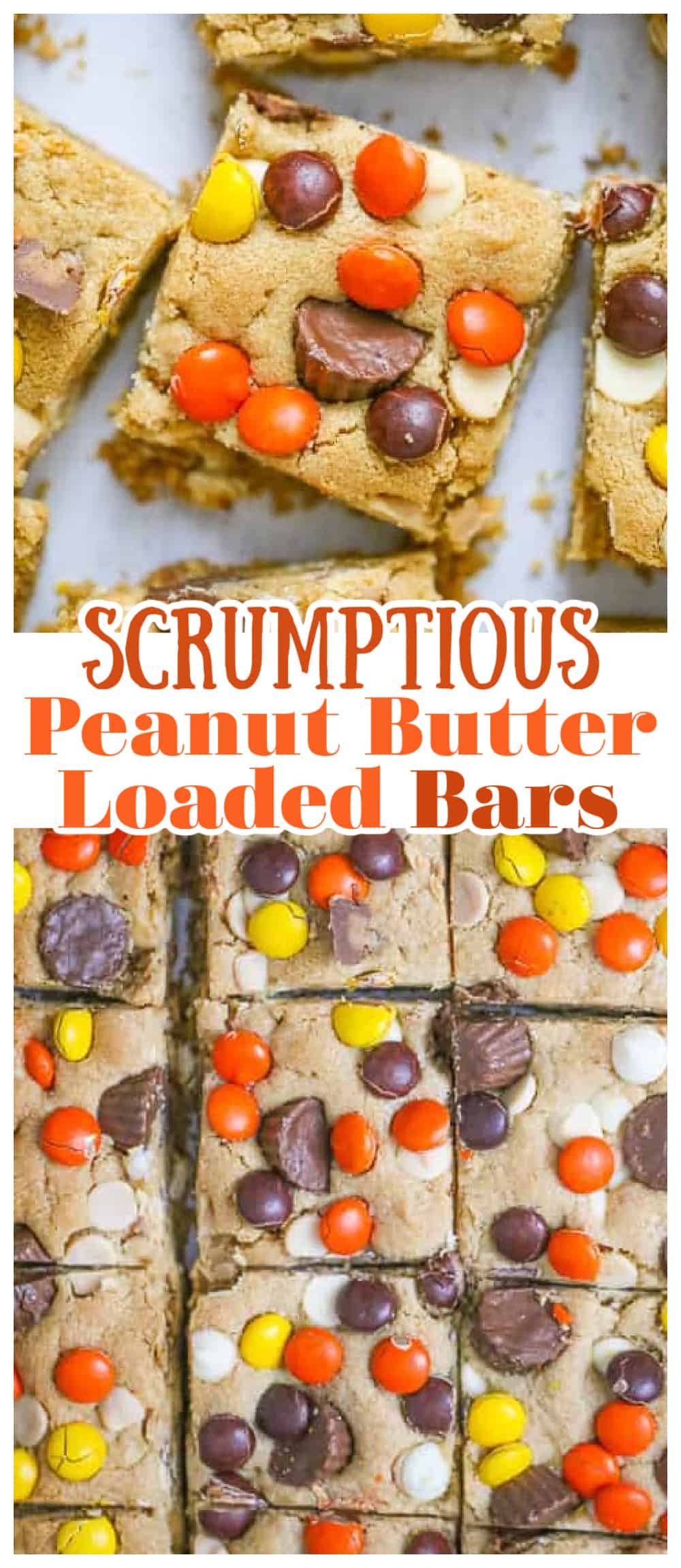 Scrumptious Peanut Butter Loaded Bars easy recipes desserts for fall baking