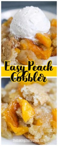 peach cobbler