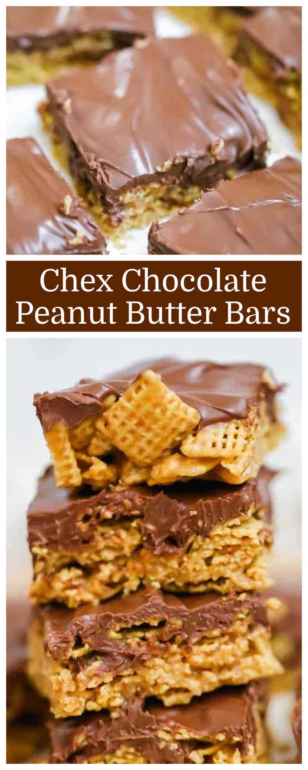 Chex Chocolate Peanut Butter Bars
