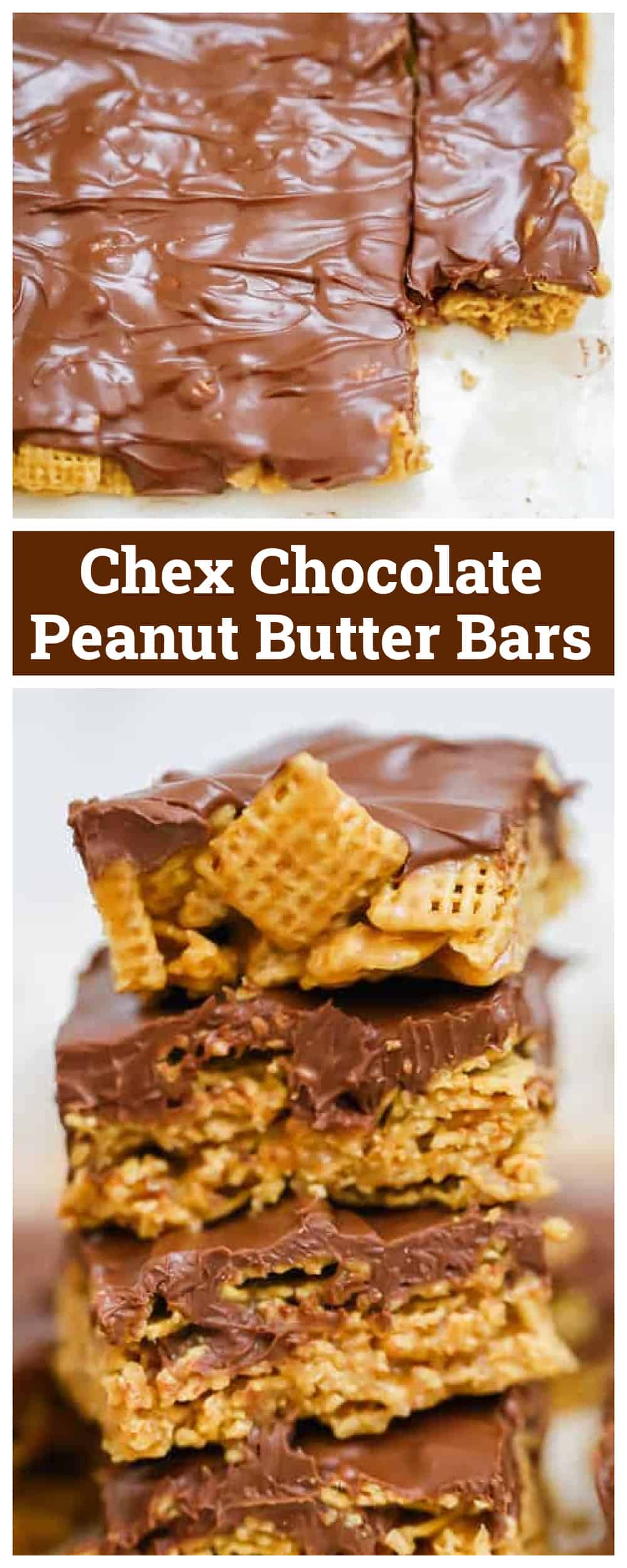 Chex Chocolate Peanut Butter Bars