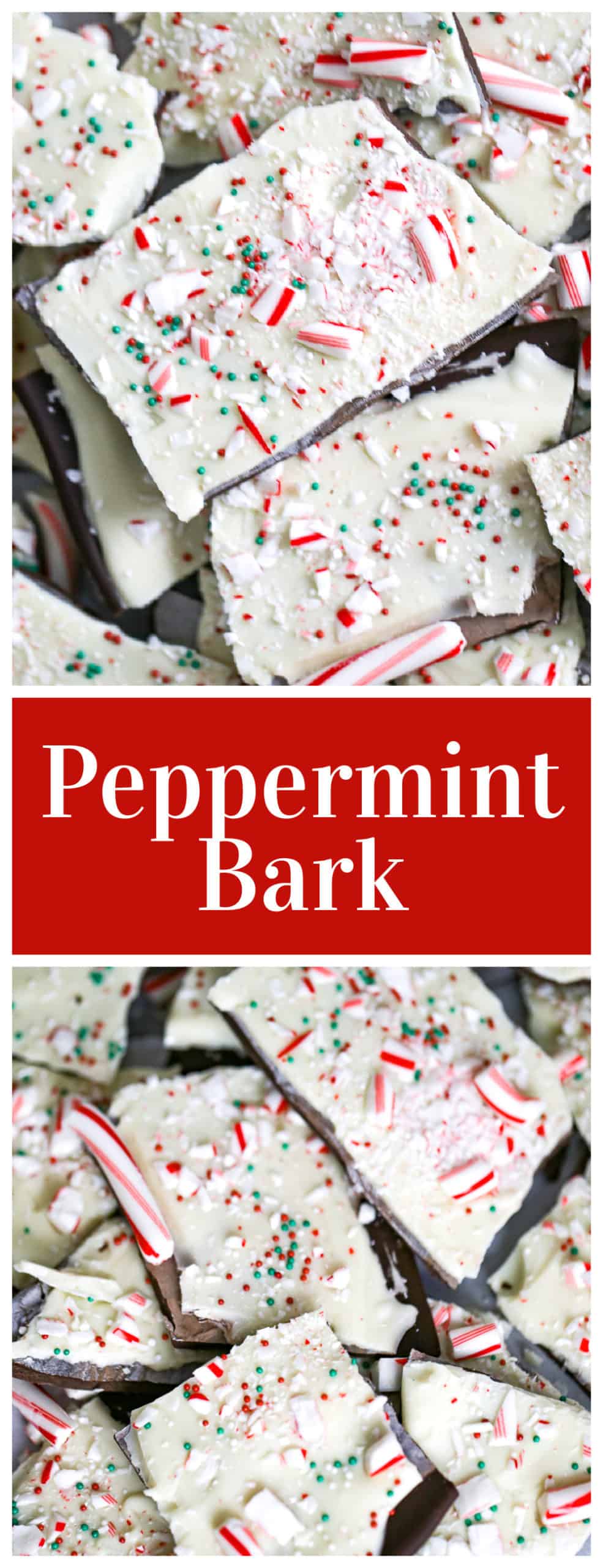 Peppermint Bark - Christmas peppermint dessert recipes