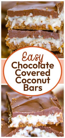 Chocolate Coconut Layered Bars