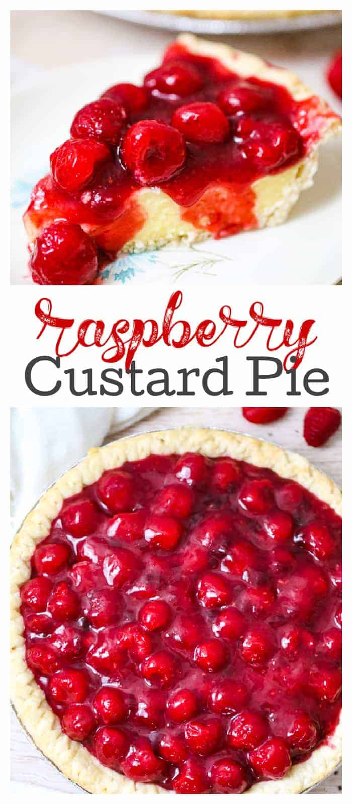 Raspberry Custard Pie