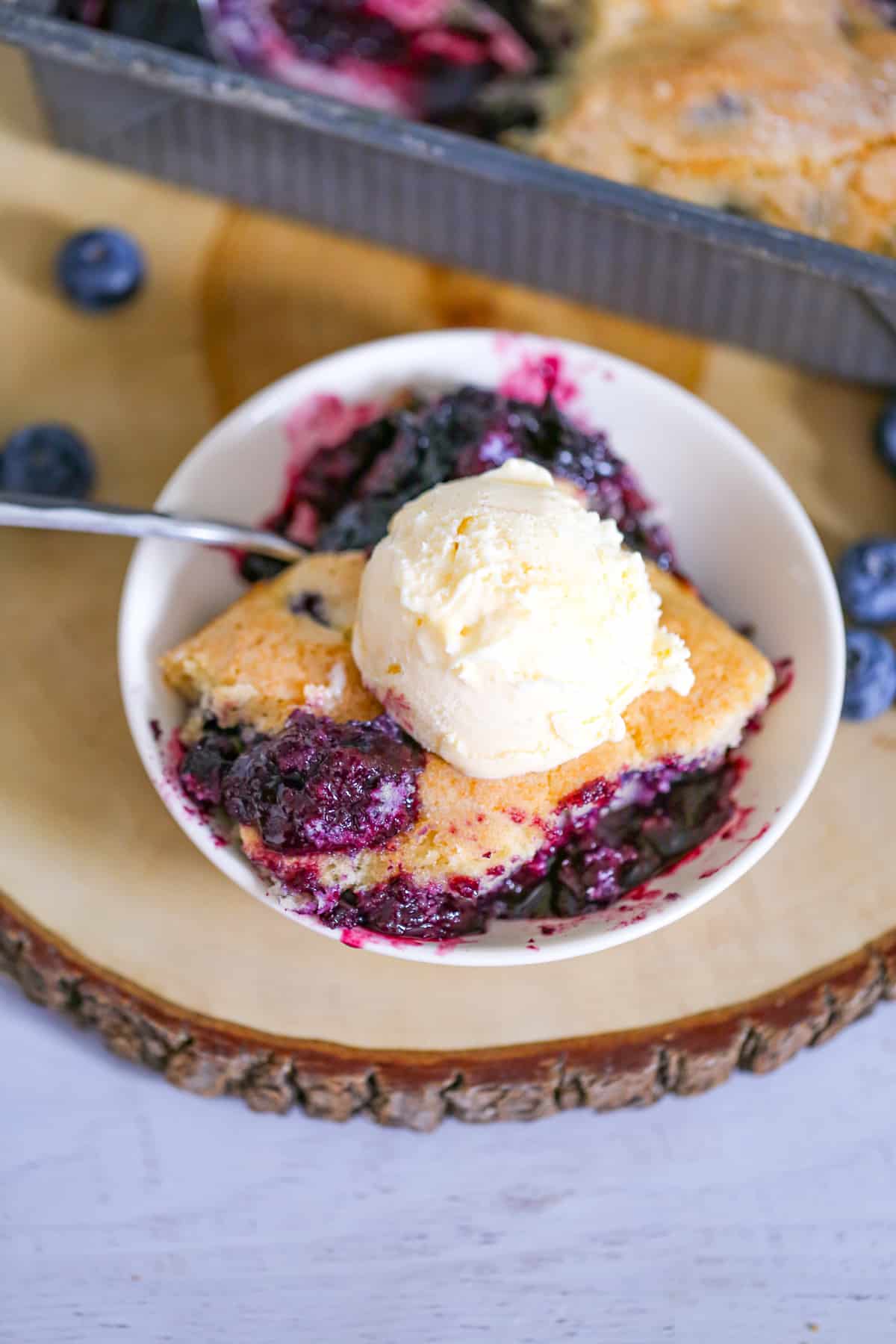 Homemade Blueberry Cobbler