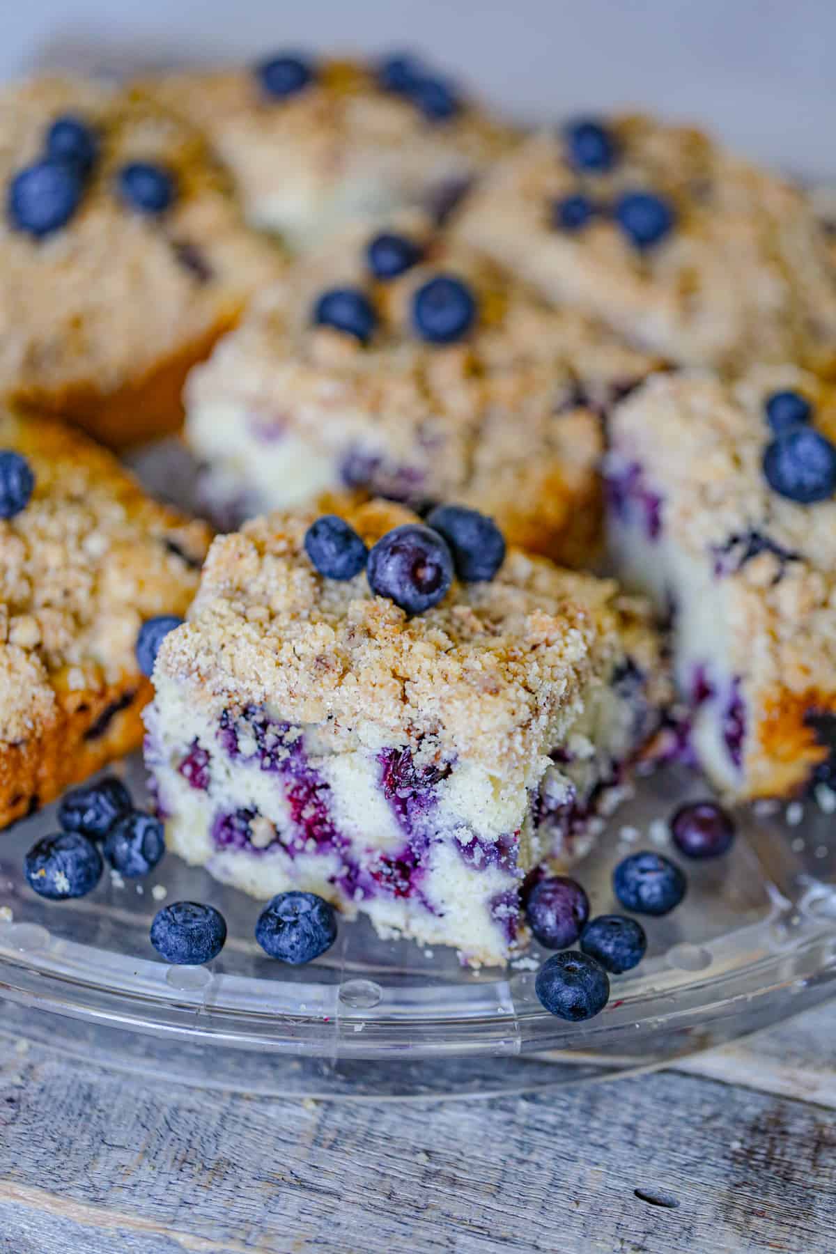 Blueberry Crumble Coffee Cake