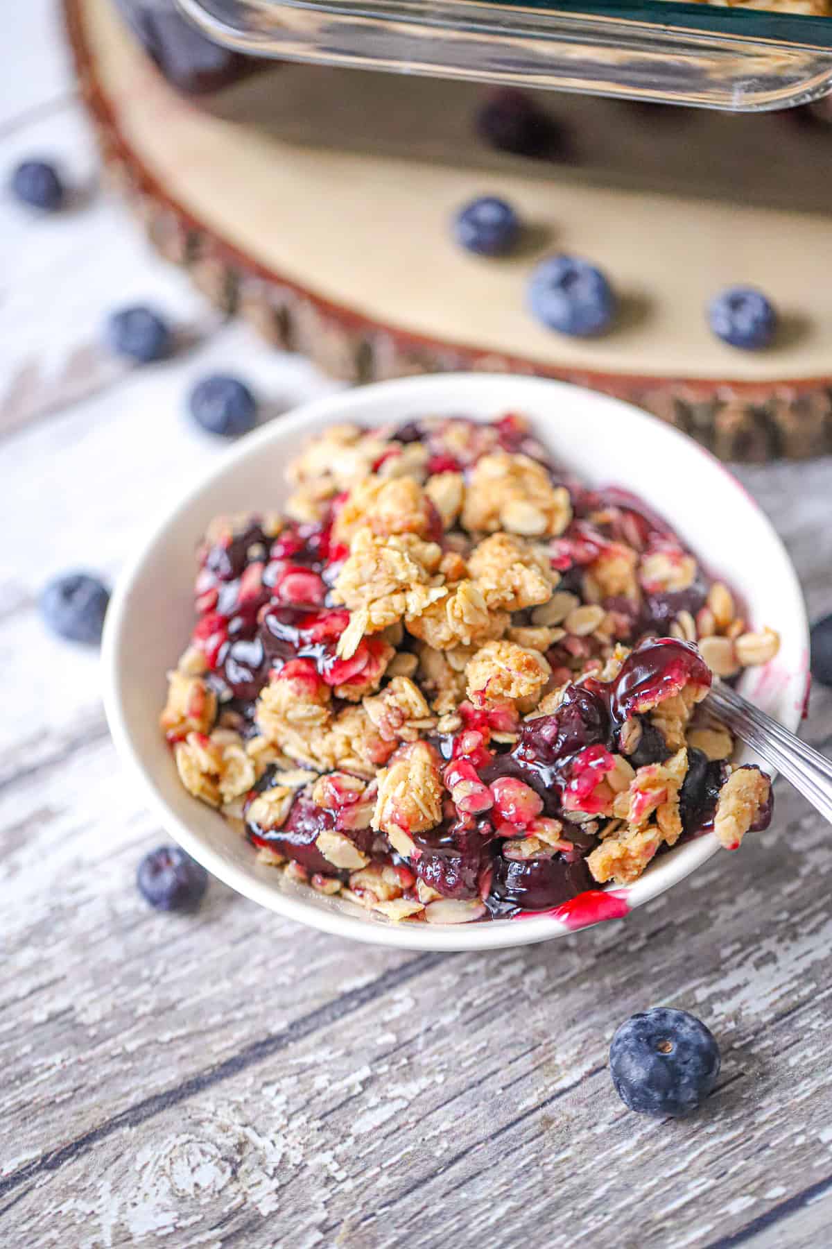 Easy Blueberry Crisp