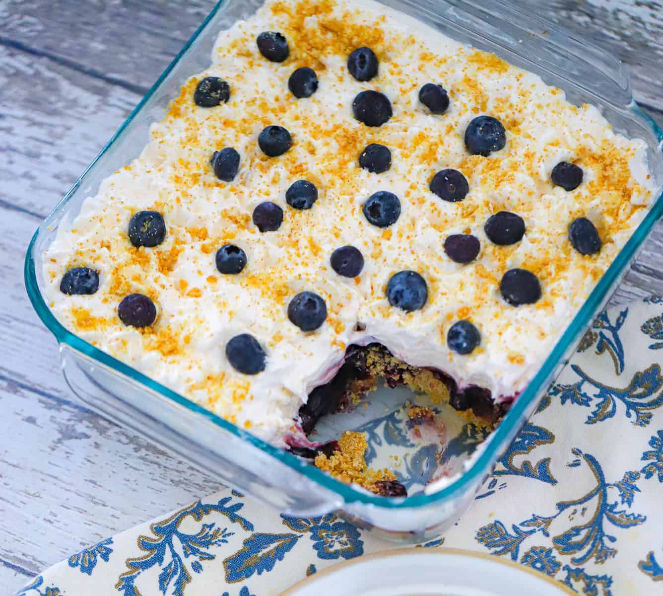 Easy Blueberry Cheesecake Delight