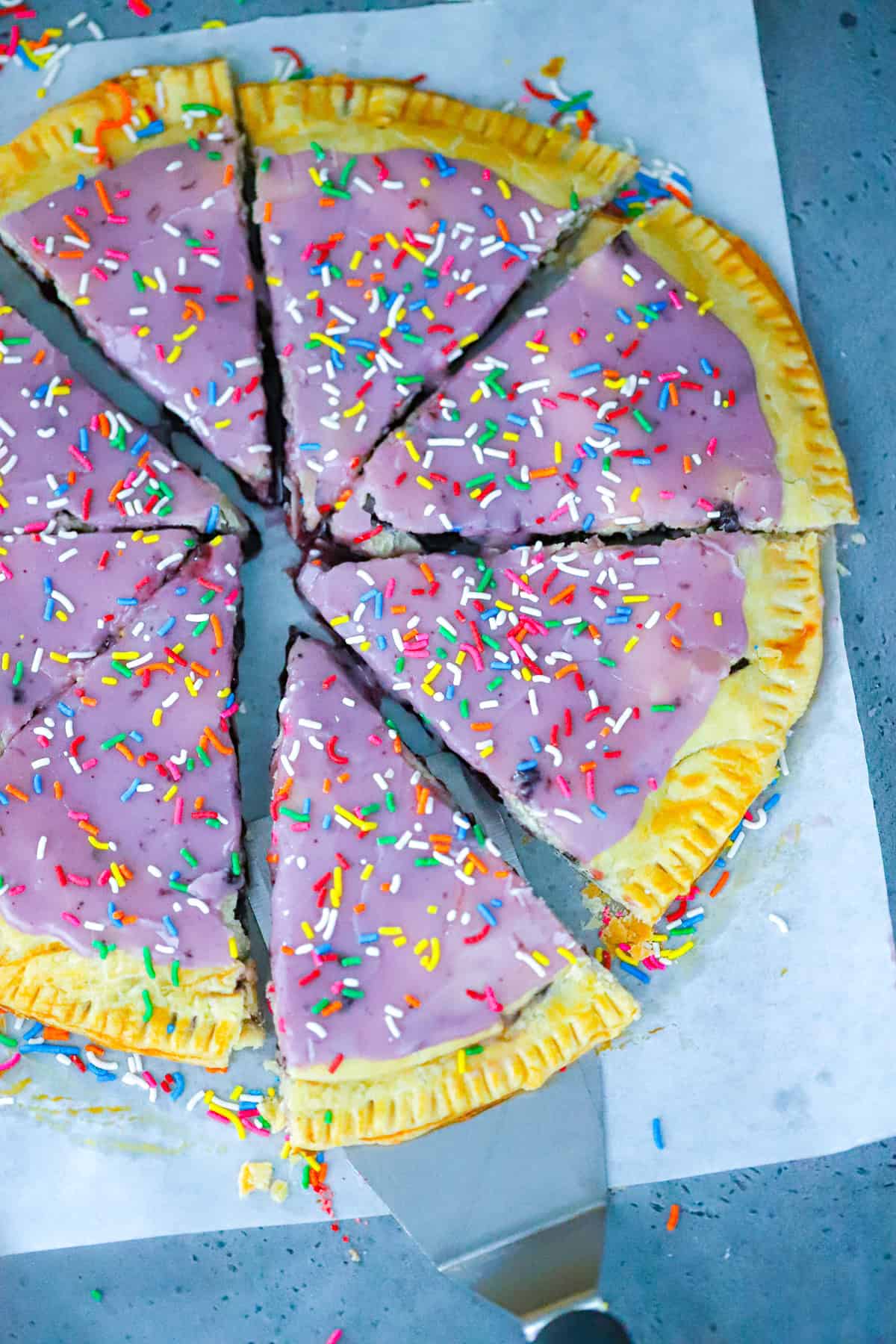 Giant Frosted Blueberry Pop Tart