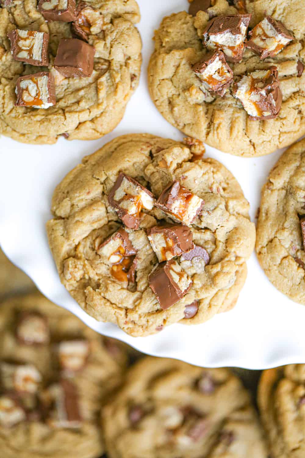 Ultimate Snickers Peanut Butter Cookies