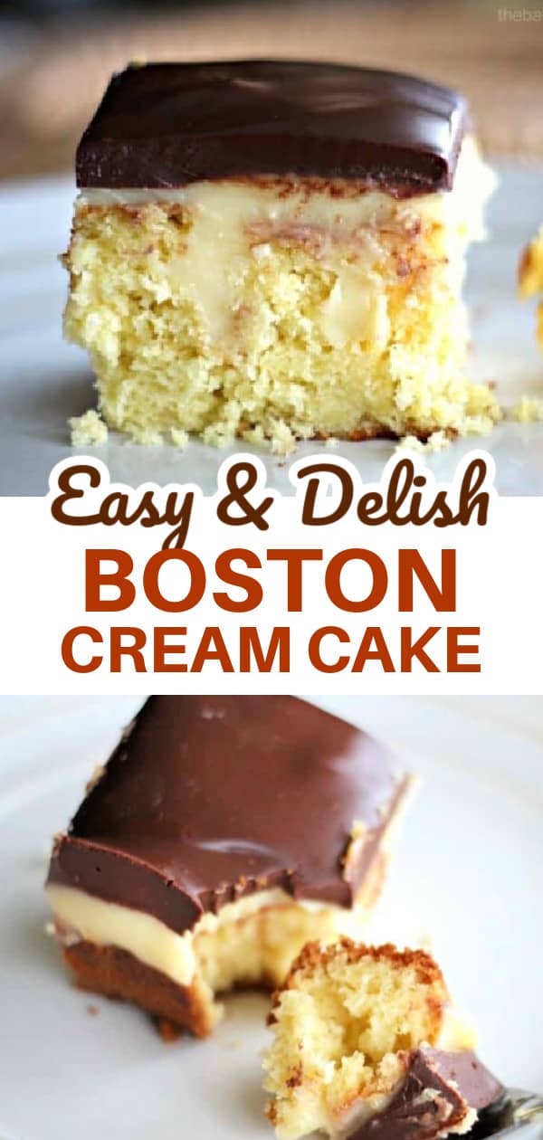BOSTON CREAM CAKE