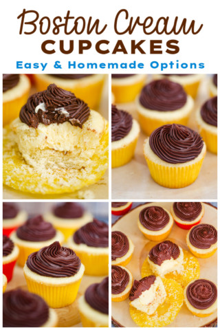 Boston Cream Cupcakes