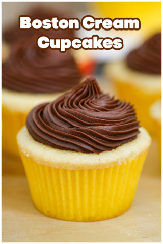boston cream cupcake recipe tutorial