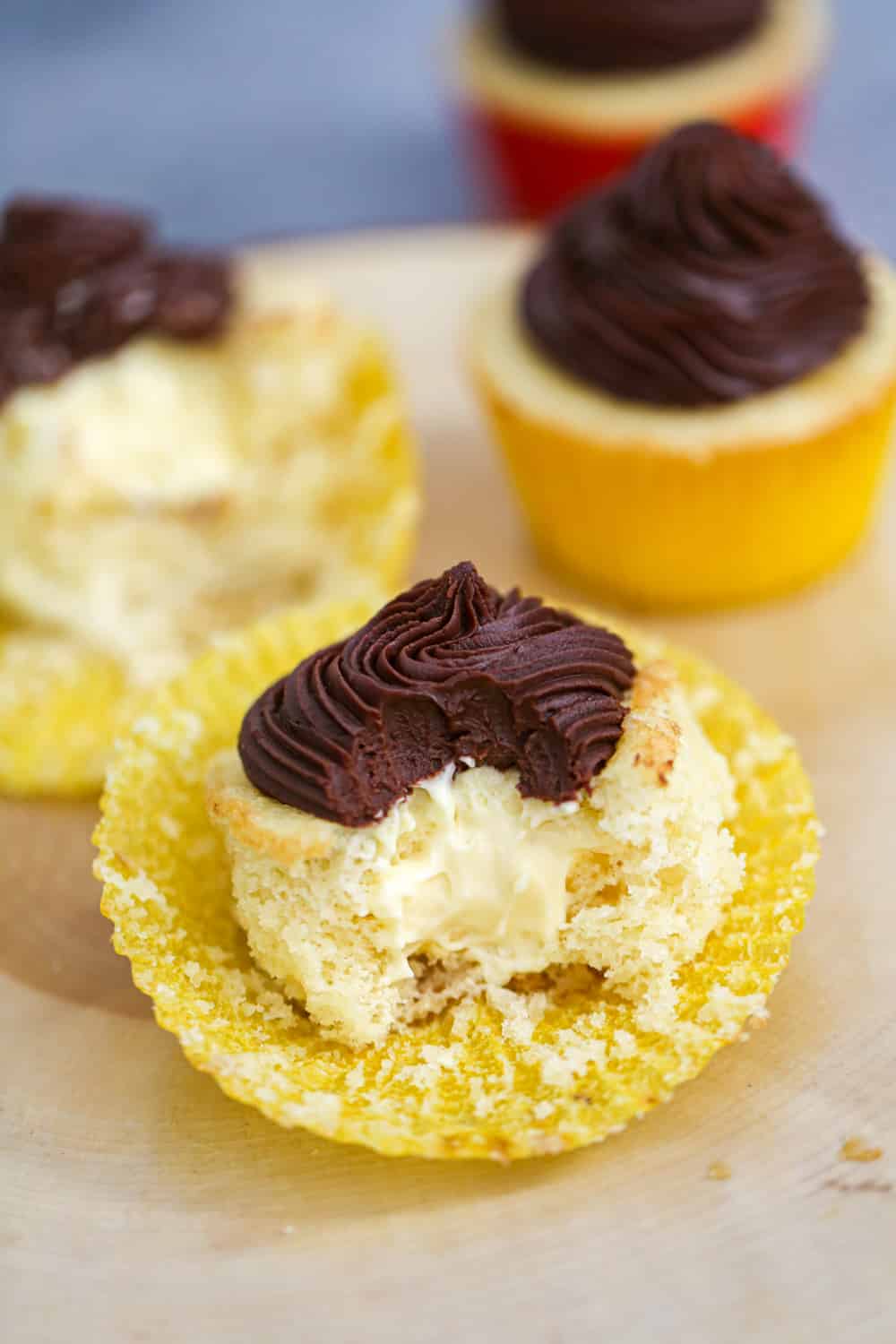 boston cream cupcake recipe tutorial