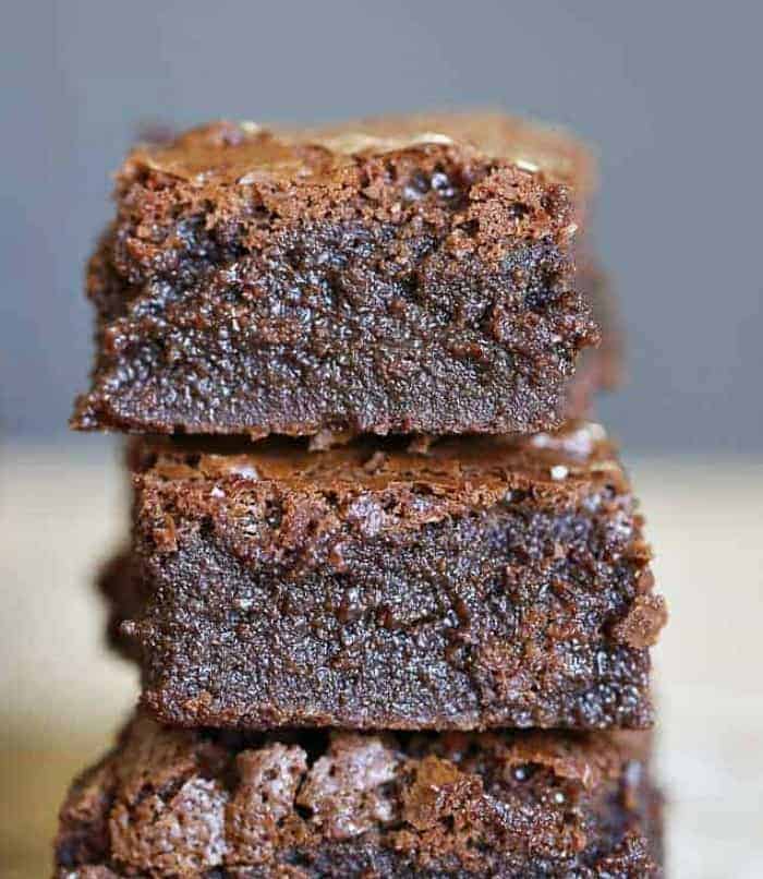 Rich Fudgy Flourless Brownies {GF}