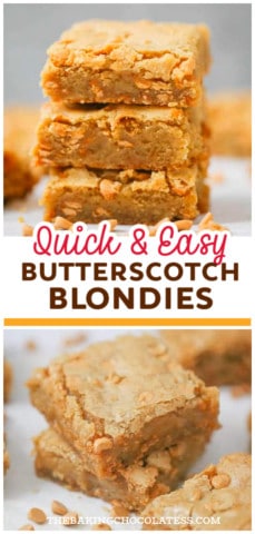 BUTTERSCOTCH BLONDIES