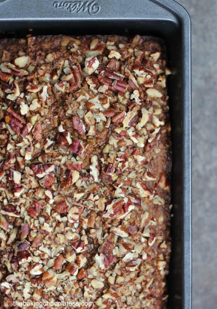 Mimi's Carrot Cake Oat Pecan Loaf - healthy carrot cake bread with oats healthy carrot cake bread