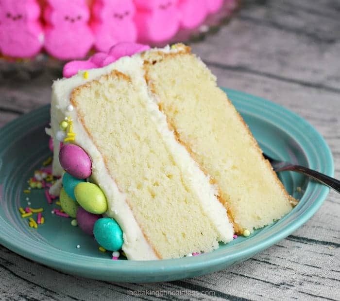 Easy To Decorate Easter Bunny Cake