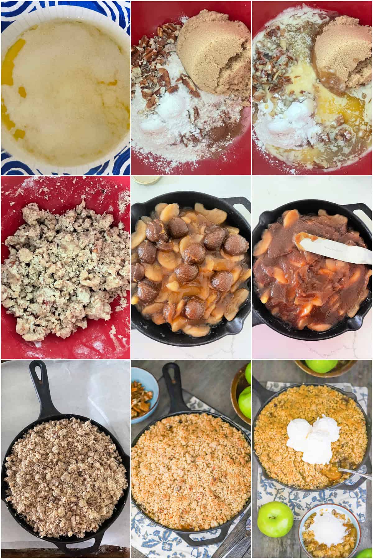 easy caramel apple crisp