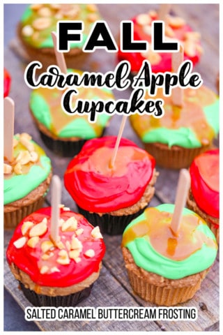 Caramel Apple Cupcakes