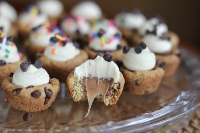 Salted Caramel Mousse ROLO Cookie Cups